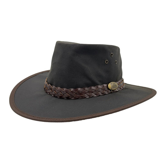 Lederhut Cowboyhut Jacaru
Sonnenschutzhut australischer Outbacker Hut geölter Baumwollhut
Travellerhut Freizeithut knautschbarer Hut Reiterhut Wanderhut