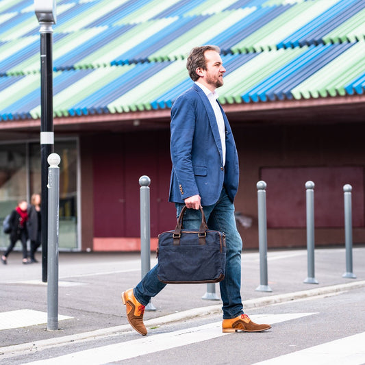 Waxed Cotton, Umhängetasche, Schultertasche, Laptoptaschen, Laptoptasche, Laptop Tasche, Herren Laptoptasche, Damen Laptoptasche, gewachste Tasche, Dokumententasche, Computertasche, Arbeitstasche, Anchorage, Aktentasche