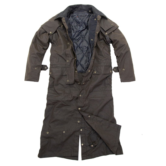 Oilskin jacke oilskin Mantel Gewachste Baumwolle Outdoorjacken Outdoorantel Reiterjacke Reitermantel Regenjacke Regenmantel Longrider Wachsjacken Wachsmantel Jagdjacke Jagdmantel Drover jacken Dorver mantel Winterjacken Wintermantel Winterjacke