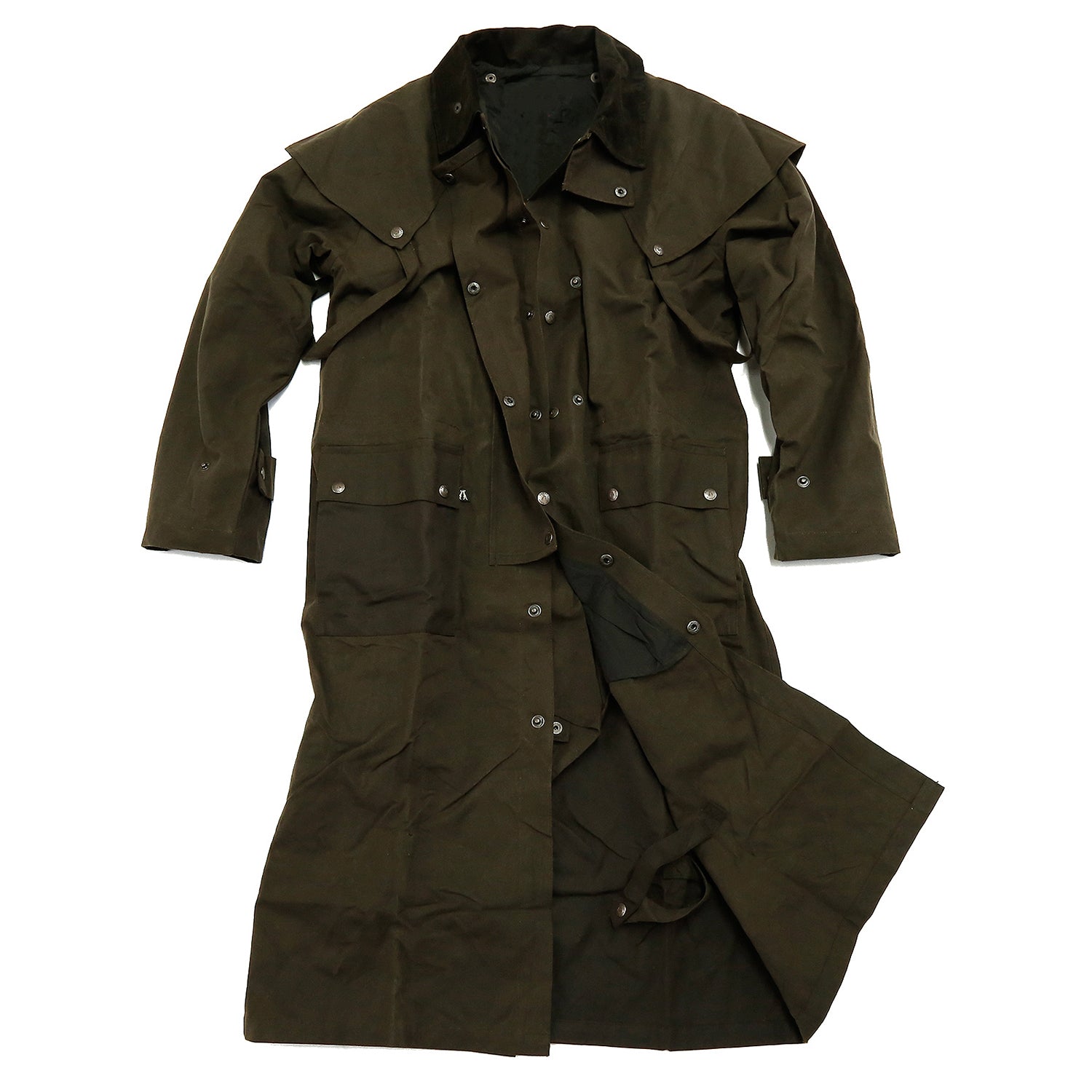 Workhorse Drovers Coat in brown with a zipped in Fleecy Liner Outbacker