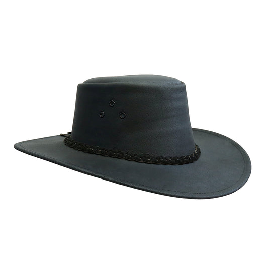 Cowboy Lederhut für Kinder Wanderhut Cowboyhut Sonnenhut Strandhut Karnevalshut wetterabweisender Hut