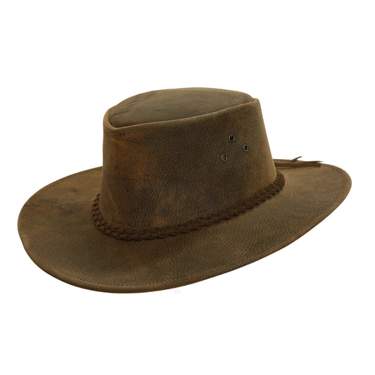 Allwetter Cowboy Lederhut für Kinder
Wind und Wetterhut Wildlederhut Wanderhut Strandhut Sonnenhut