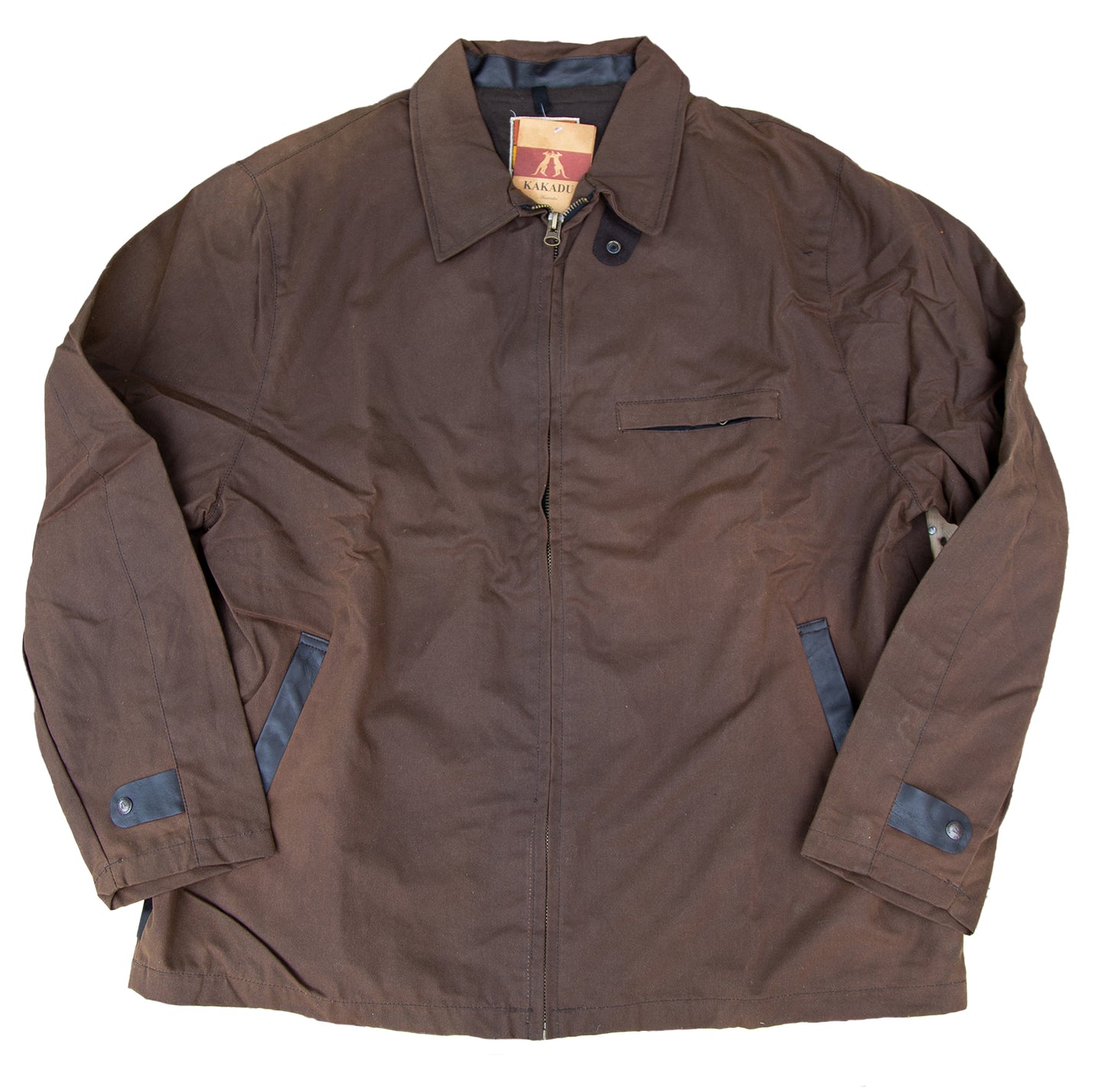 Outdoor Öljacke- Wachsjacke mit Reißverschluss- 3XL I 60-62