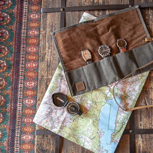 Uhrenaufbewahungstasche Tasche für Uhren Aufbewahungsrolle Uhrentasche
