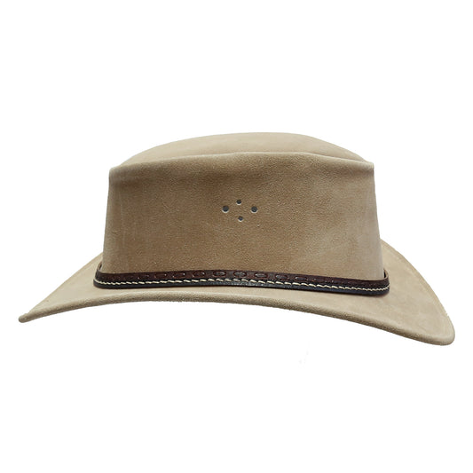 Lederhut  sommerhut sonnenhut Strandhut Freizeithut Westernhut Cowboyhut Angelhut Linedance hut Wildlederhut