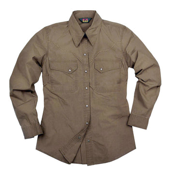 Leichte Damenbluse Freizeitbluse Freizeithemd Westernhemd Westernbluse Safaribluse