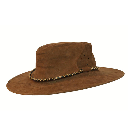 Allwetter Cowboy Lederhut für Kinder
Wind und Wetterhut Wildlederhut Wanderhut Strandhut Sonnenhut