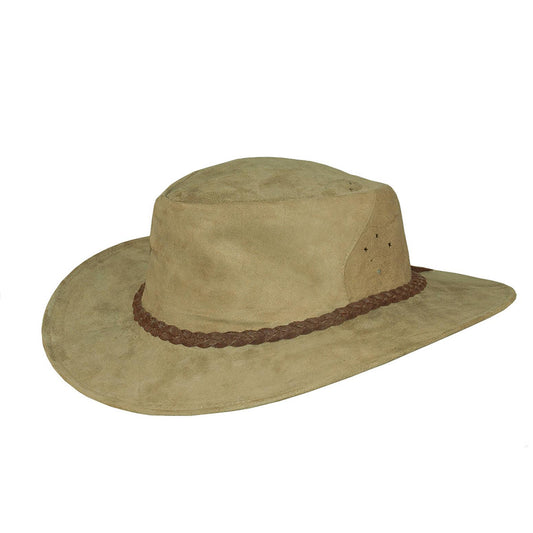 Allwetter Cowboy Lederhut für Kinder
Wind und Wetterhut Wildlederhut Wanderhut Strandhut Sonnenhut