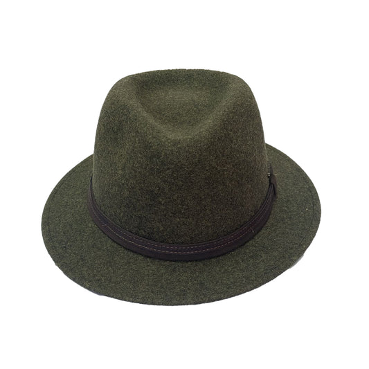 Wollfilzhut aus Italien Wanderhut  Forst und Jagdhund  Regenabweisend knautschbar 
Robust und Pflegeleicht Hut Filzhut