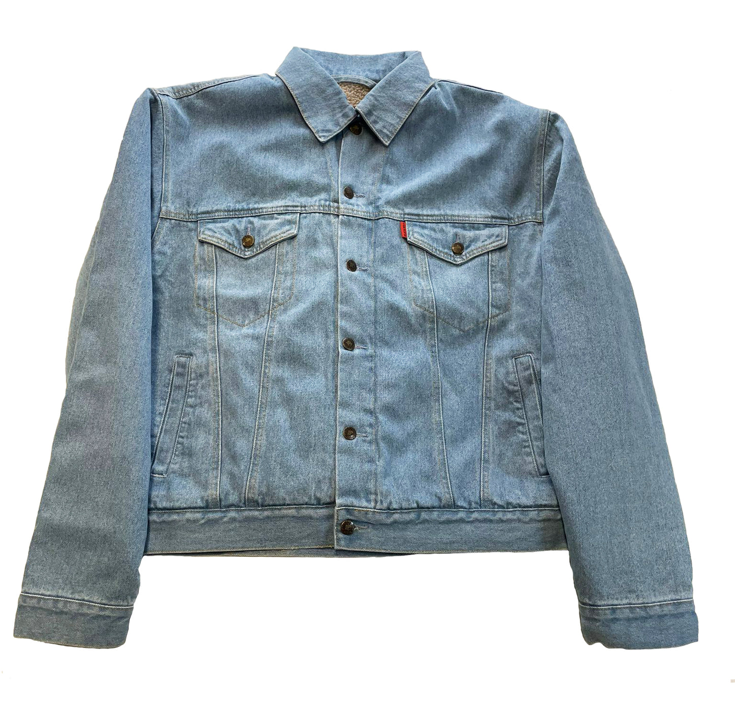 Sherpa Trucker Jeans Jacke mit Teddyfell- bis Größe 3XL I 60-62