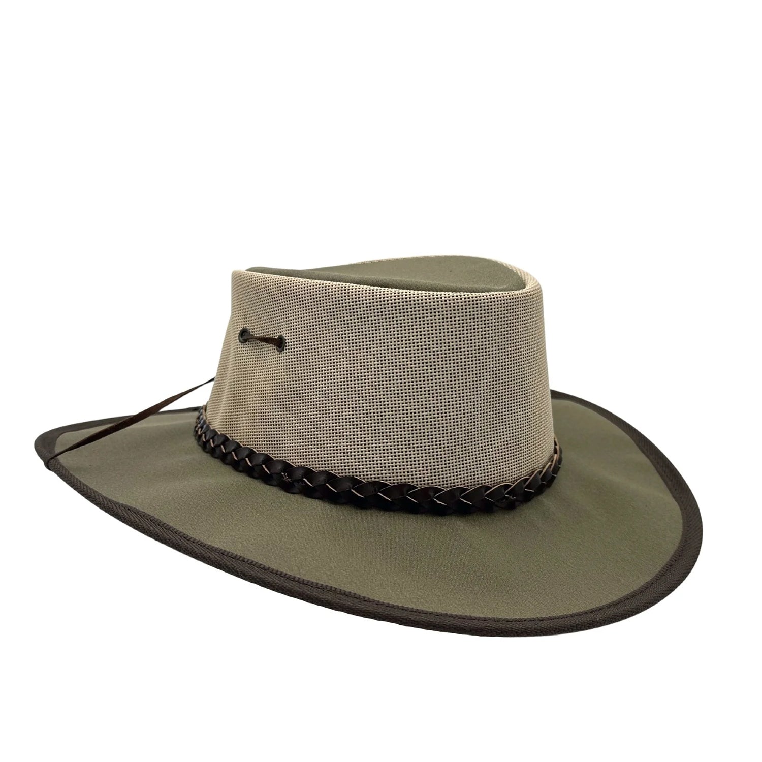 Australischer Canvashut Damenhut  Sonnenhut Wanderhut Travellerhut 
Herrenhut Campinghut  Jacaru knautschbarer Hut