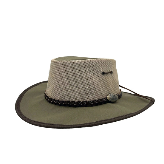 Australischer Canvashut Damenhut  Sonnenhut Wanderhut Travellerhut 
Herrenhut Campinghut  Jacaru knautschbarer Hut