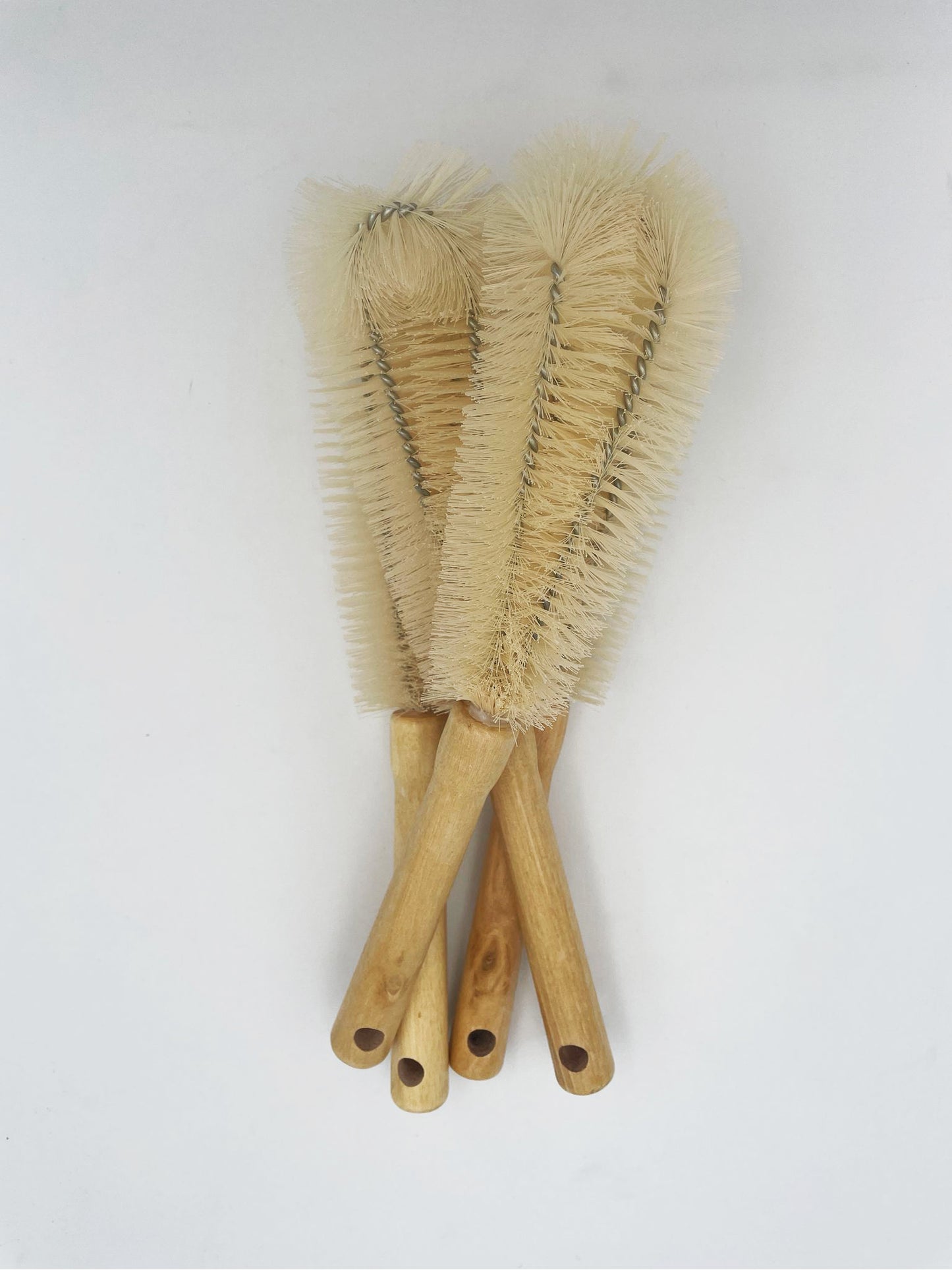 Flaschenbürste mit Holzgriff & Naturborsten aus Sisal