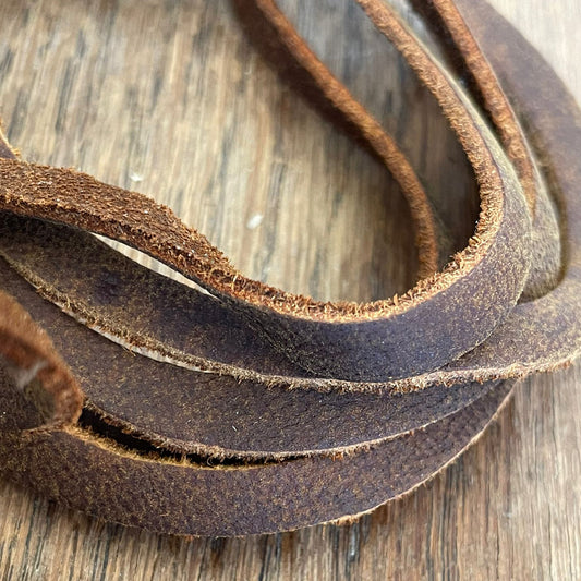 Lederarmband Lederhutband Lederbastelband