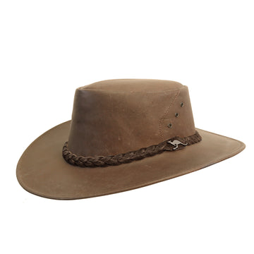 Allwetter Cowboy Lederhut für Kinder
Wind und Wetterhut Wildlederhut Wanderhut Strandhut Sonnenhut