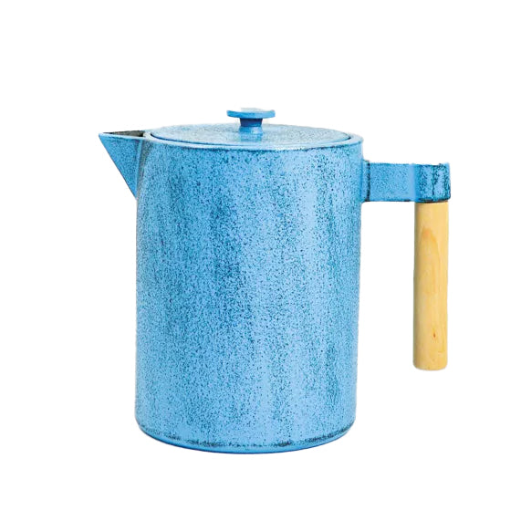 Gusseisere Kanne für Tee & Kaffee in tollen Farben, Fassungsvermögen 1,2 L