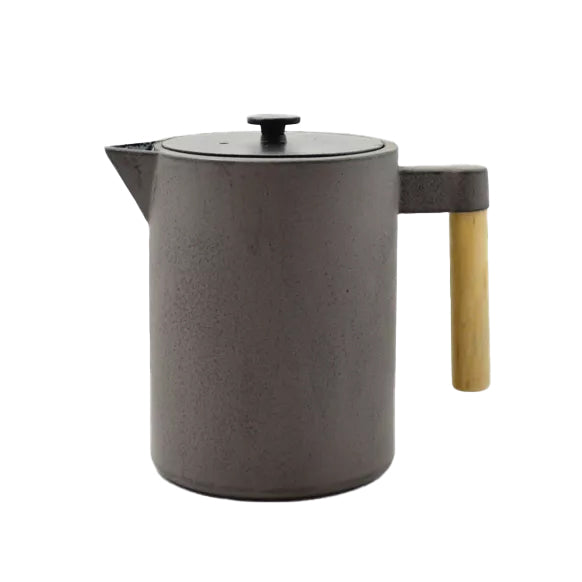Gusseisere Kanne für Tee & Kaffee in tollen Farben, Fassungsvermögen 1,2 L