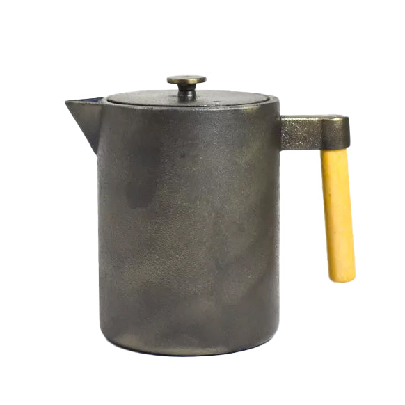 Gusseisere Kanne für Tee & Kaffee in tollen Farben, Fassungsvermögen 1,2 L