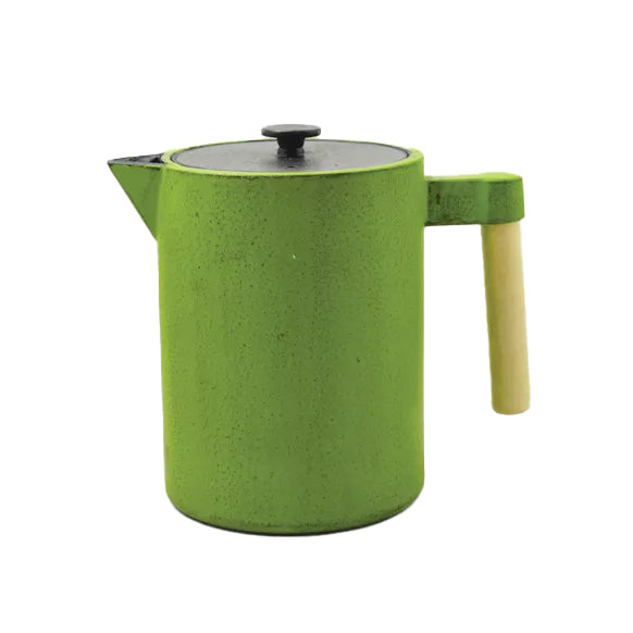 Gusseisere Kanne für Tee & Kaffee in tollen Farben, Fassungsvermögen 1,2 L