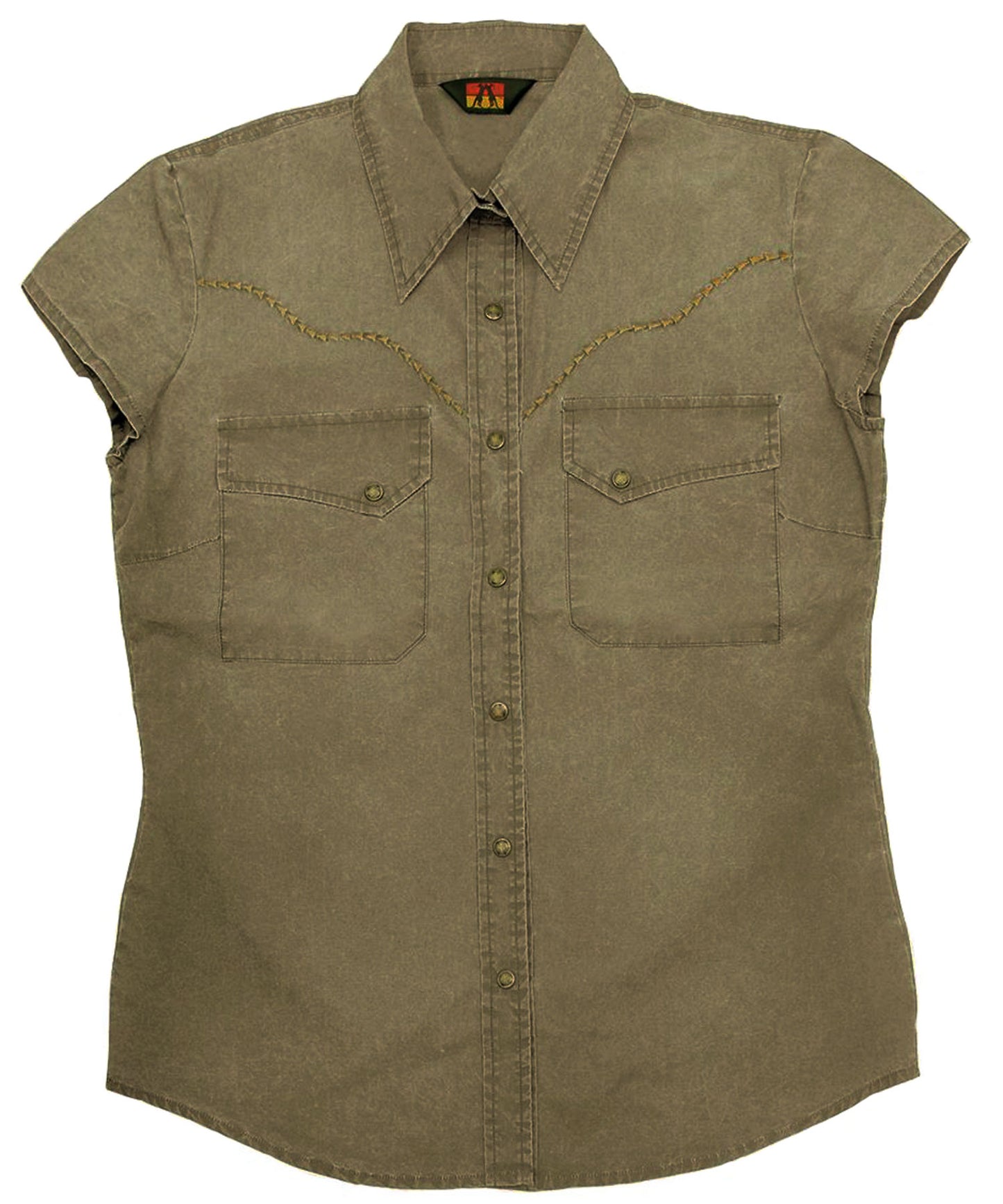 Outdoor | Western Blouse Carson-Halbarm | Shirt short arm with sticker friction