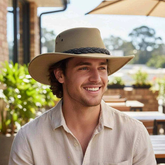 Jacaru Wallaroo Suede – Australischer Wildlederhut