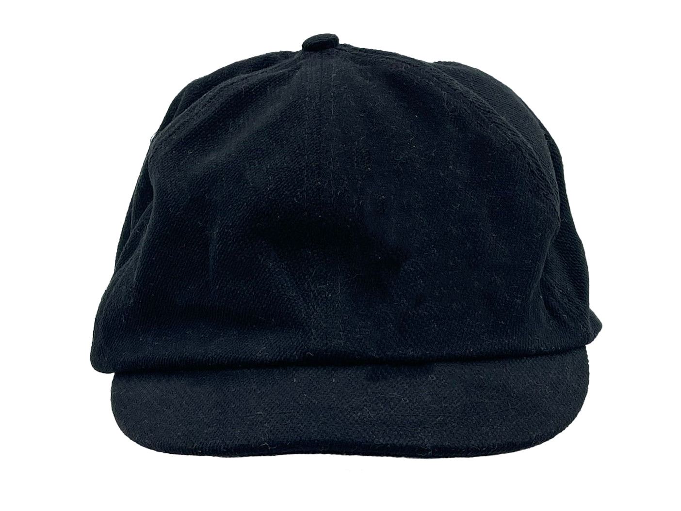 Flat Cap, Schiebermütze aus weichem Twill in schwarz & braun