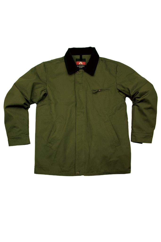 Worker Style Jacke aus robustem Canvas- kastig geschnitten in Größe M und XL