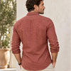 Slim Fit Herrenhemd aus Baumwolle & Leinen – leicht, stilvoll und vielseitig