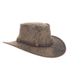 Australischer Lederhut Roo Nomad Traveller aus stonewash Känguruleder- knautschbar und robust
