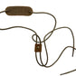 Hut fishing tape, hat band, chin strap for leather hats with slide