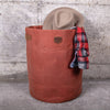 #Canvas #Gewachst #Leder #Vintage #Aufbewahrung #Wasserabweisend #Robust #Tasche #Sack #62Liter #Stabil