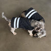 Regenschutz Hundemantel Hundejacke aus wasserabweisender Baumwolle mit Reflektoren