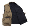 Robust leisure outdoor vest with many bags for women and men up to 5xl