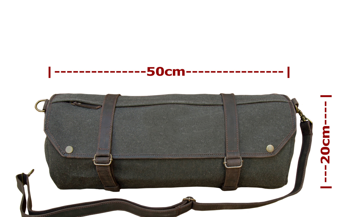 Robust waterproof roller bag, shoulder bag with a carrier strap suitable for the bike