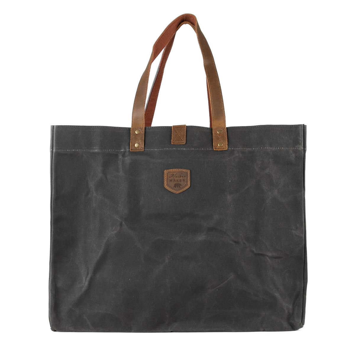 ESCAPADE – große Schultertasche aus gewachstem Canvas – Die Outbacker