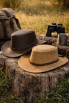 Australischer Cowboy-Hut aus Leder | Größe S & XXL