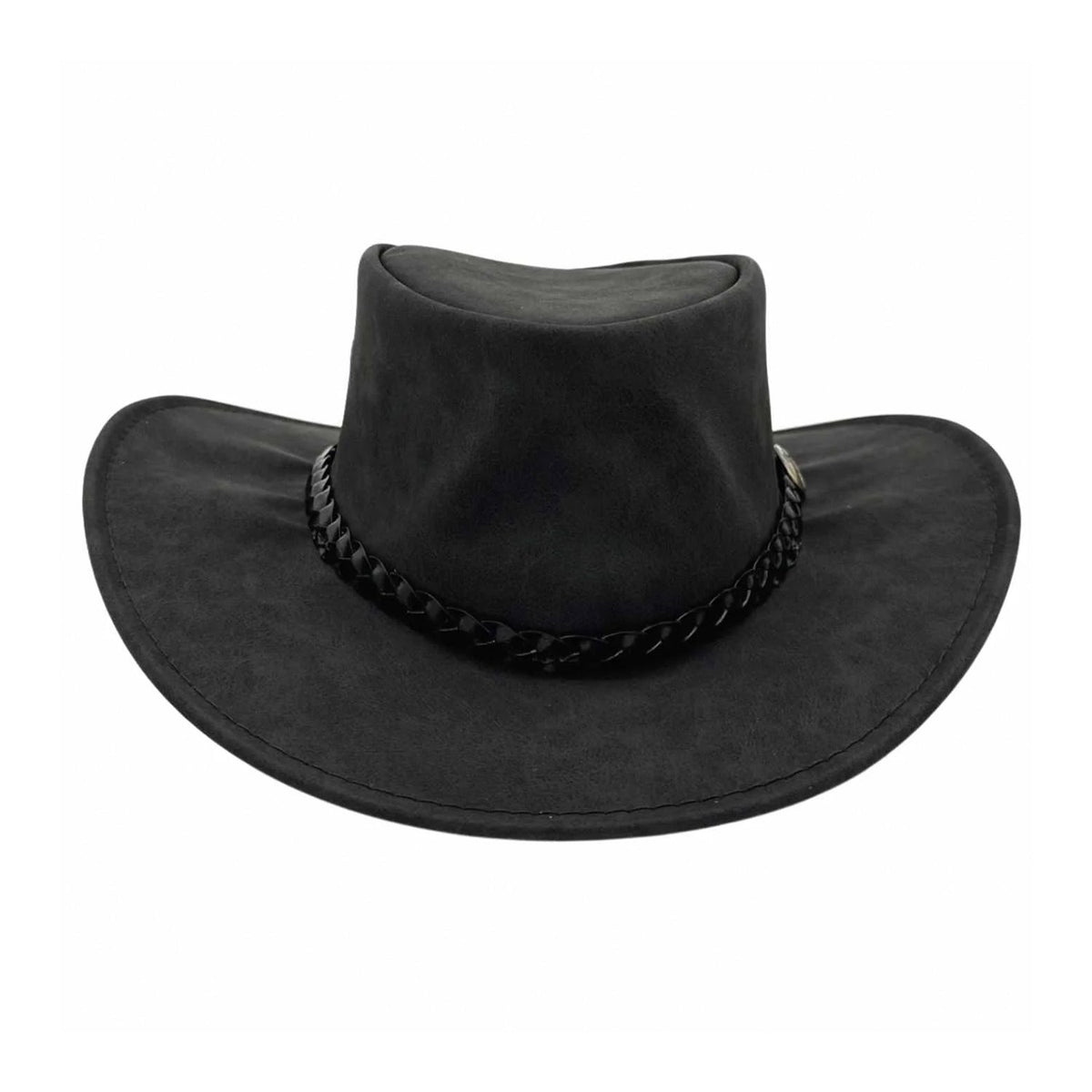 Australischer Hut  Hut aus veganem Leder 
wasserabweisender Hut Rangerhut 
Cowboyhut Wanderhut 
