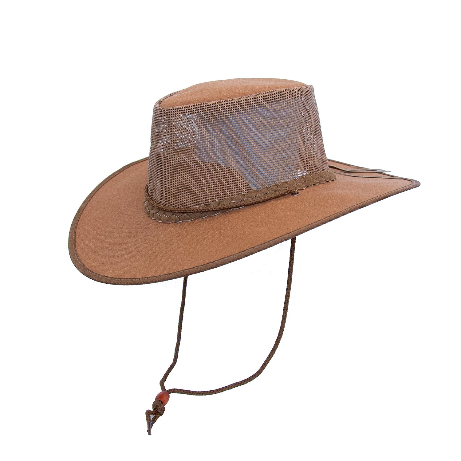 Wanderhut Gartenhut Sonnenhut Cowboyhut Baumwollhut mit Netzeinsatz knautschbarer Hut
Australischer Canvas Sommerhut