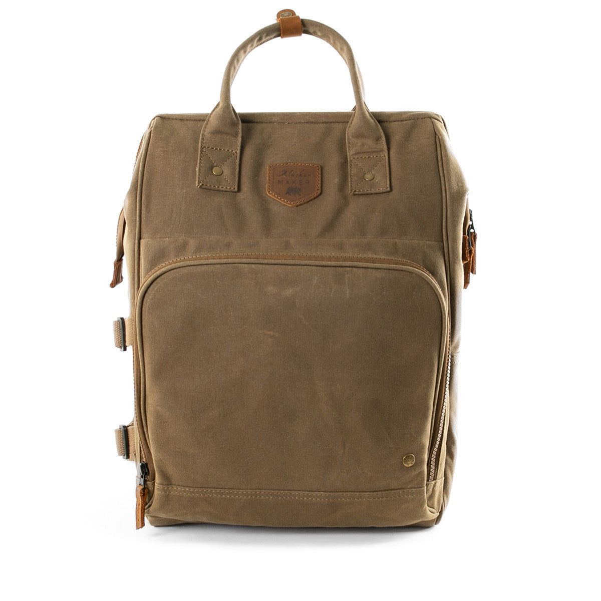 kühltasche für wanderrucksack Kühlrucksack 17 L aus Canvas & Leder – Isolierter Picknick- & Wander- Rucksack – Die Outbacker