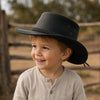 Kinder Cowboyhut Leder UPF 50+ | Outdoor Hut | Made in Australia