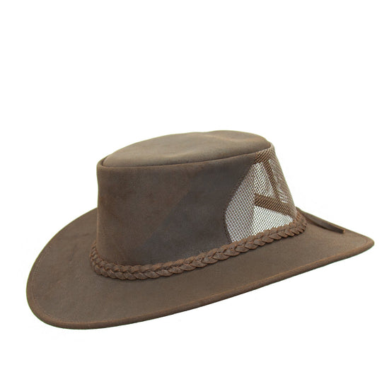 Kinder Cowboyhut aus Echtleder Sonnenschutz Strandhut Freizeithut Wanderhut  Cowboyhut Faschinghut
