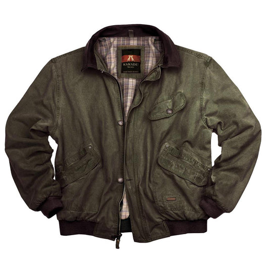 Freizeitjacke Bomber Blouson Jacke mit Lederkragen und Reißverschluss