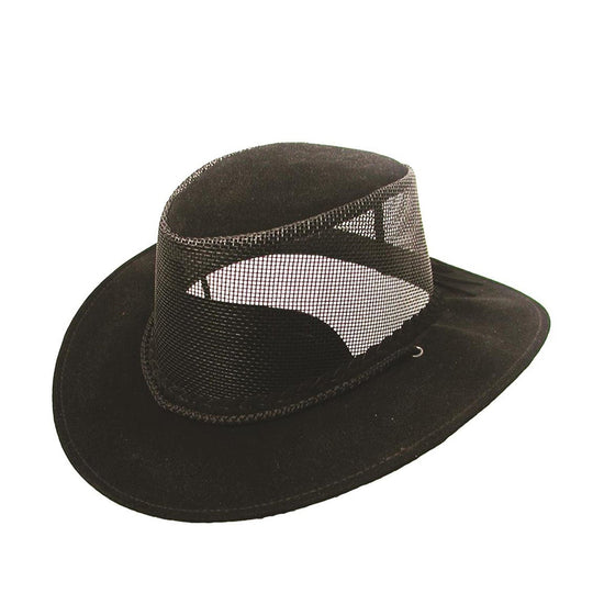 Allwetter Cowboy Lederhut für Kinder
Wind und Wetterhut  Wildlederhut Wanderhut Strandhut Sonnenhut 
