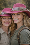 Damen Cowboyhut in Wildleder-Optik – wasserfest, kühlend, UPF 50+