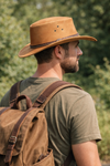 Australian cowboy lederhut with formable clamp-robust allwetter hat, waterproof with high UV protection for women and men