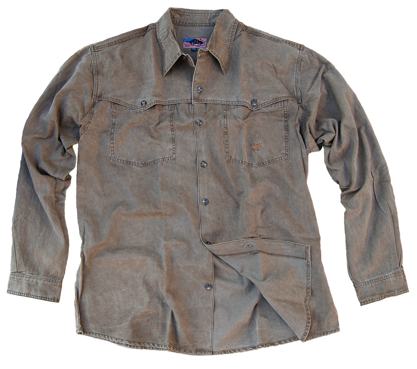 Cowyboy Herrenhemd mit klassischer Westernkante über der Brust bis 4XL I 62-64