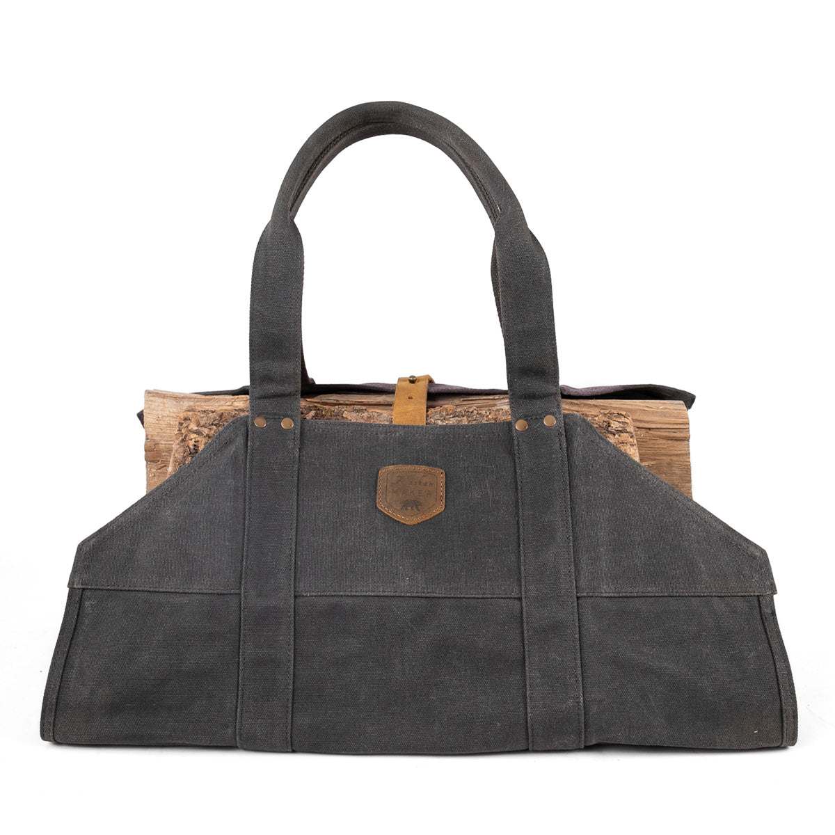 Lumberjack Feuerholztasche – 52 cm, Canvas, robust & stylish – Die Outbacker
