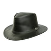 Cowboy hat, Lederhut in black with a smooth hat band- special items