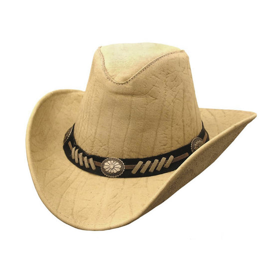 Kinder Cowboy Hut Lederhut Wanderhut Allwetterhut SONNENSCHUTZFAKTOR UPF 50+Cowboyhut Sonnenhut