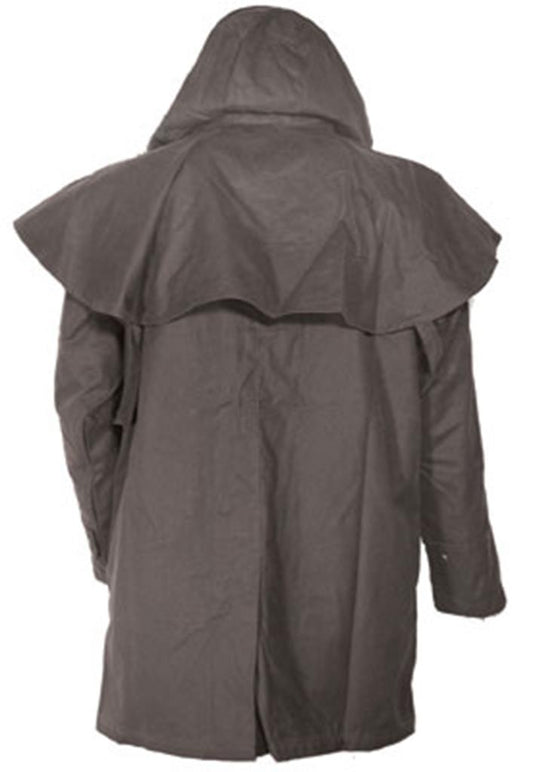 Kakadu Australia Iron Bark Jacket in black with Build in Fleece Inliner